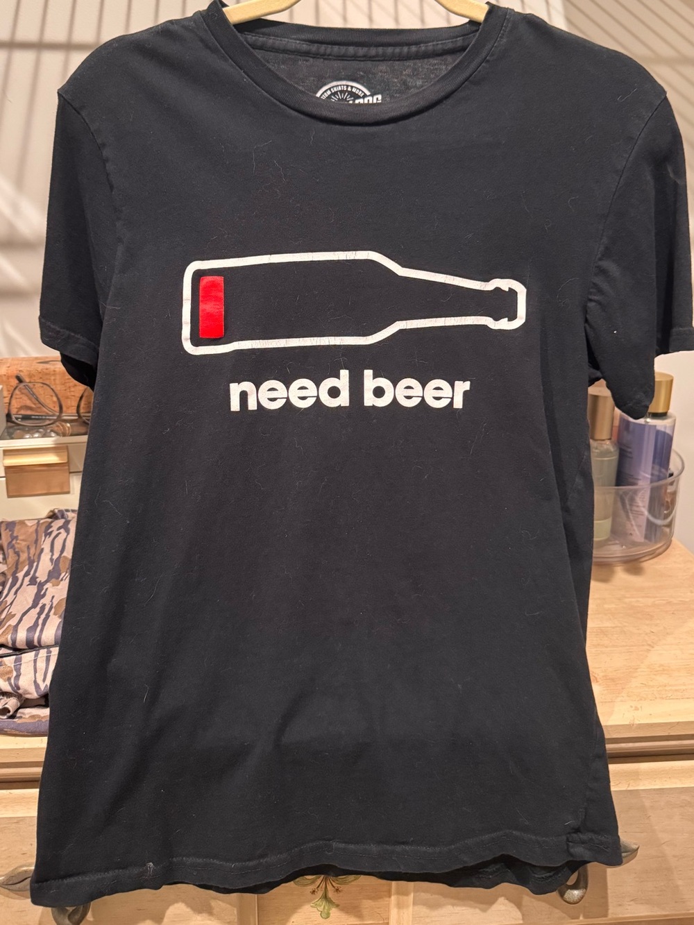 Need Beer Graphic Tee - Black